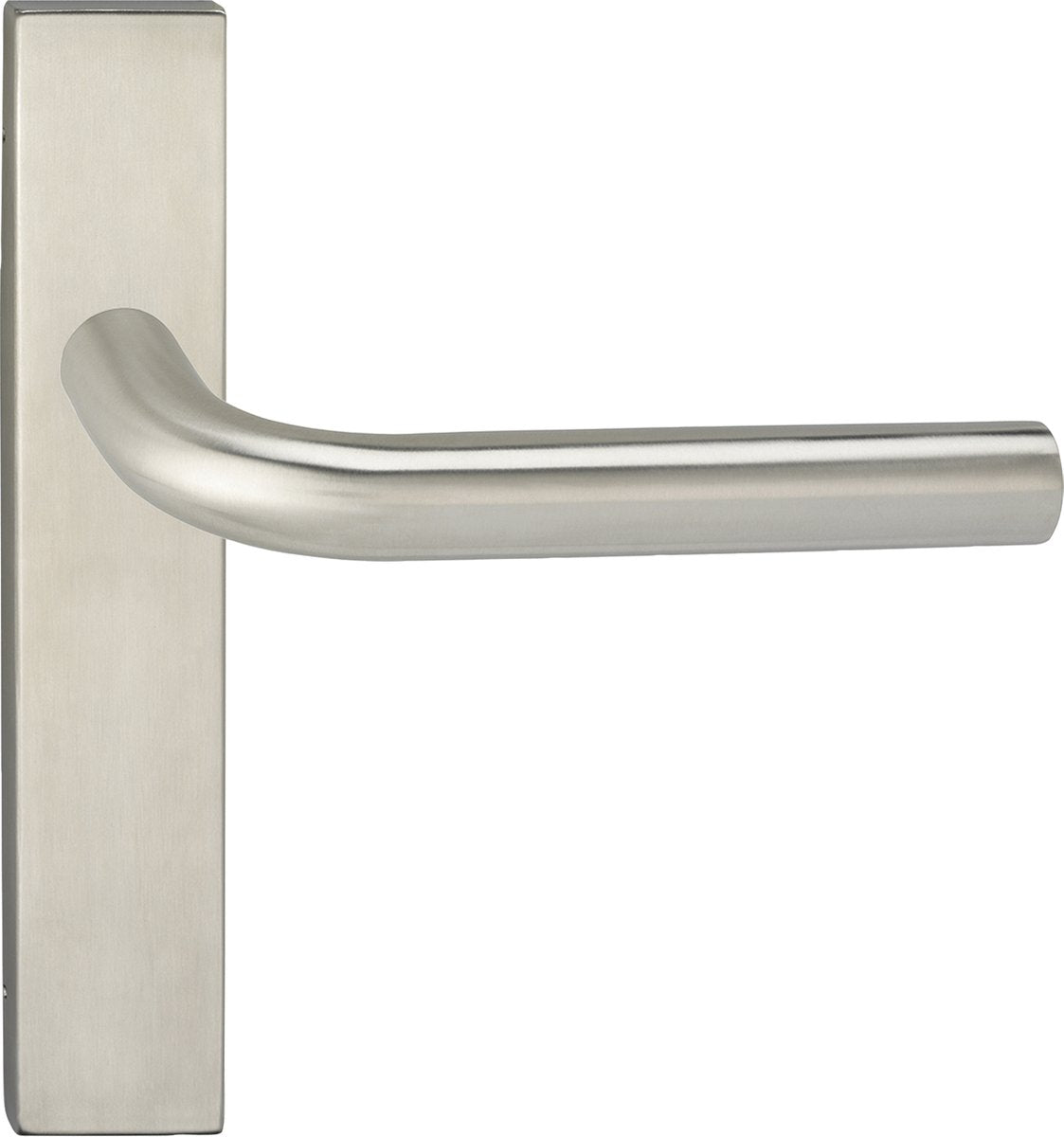 Tabouret Dursley Impresso avec bouclier carré recouvert d'acier inoxydable