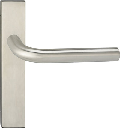 Tabouret Dursley Impresso avec bouclier carré recouvert d'acier inoxydable