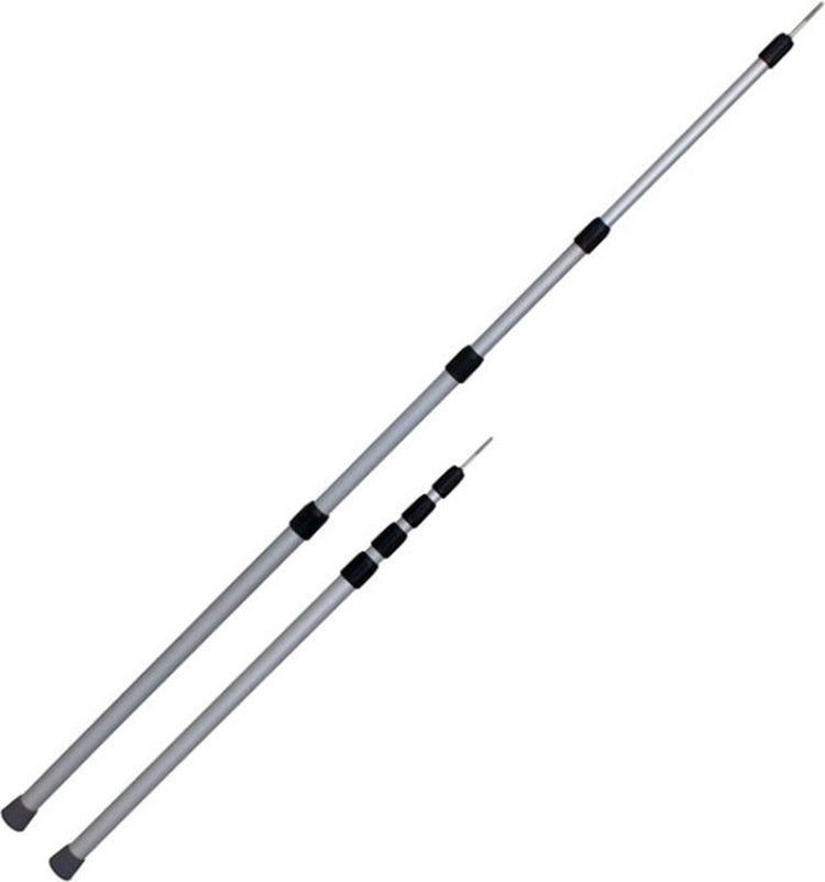 Mât d'auvent télescopique en aluminium Eurotrail 85-250 cm 4 pièces