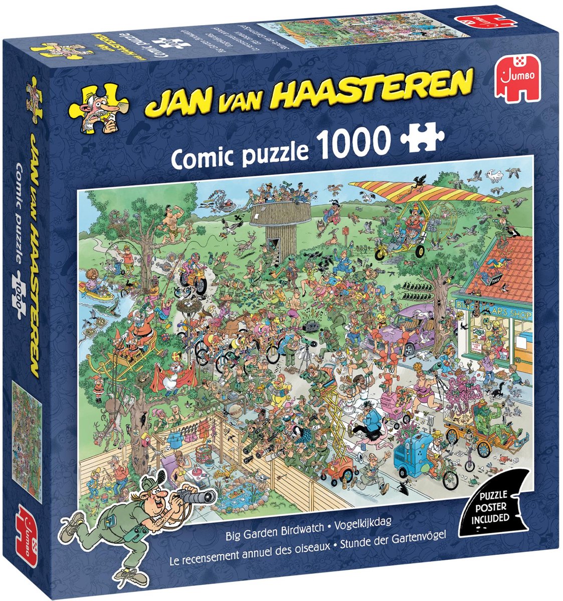 Jan van Haasteren Jigsaw Puzzle Bird Watch Watch Watch, 1000st.
