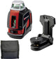 Laser à lignes croisées Einhell te-ll 360 g - portée de travail 40 m - 360° - laser vert - horizontal vertical - plage de nivellement 4 ° - incl. support mural réglable en hauteur - incl. sac de rangement pratique