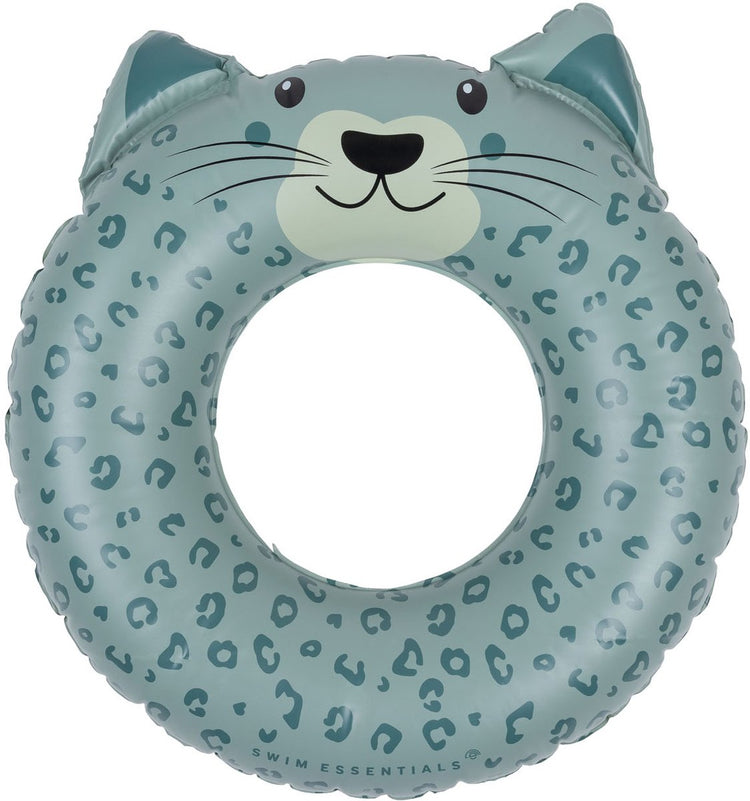 Léopard | bande de natation d'animaux verts Ø 55 cm