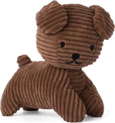 Bon ton toys Miffy - velours côtelé éco snuffy marron - 21 cm - 8