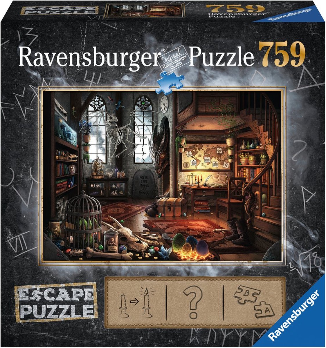 Ravensburger Escape Room Puzzle - Draken Laboratory, 759st