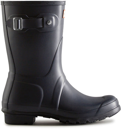 Hunter bottes de pluie pour femmes originales courtes - bleu - taille 37
