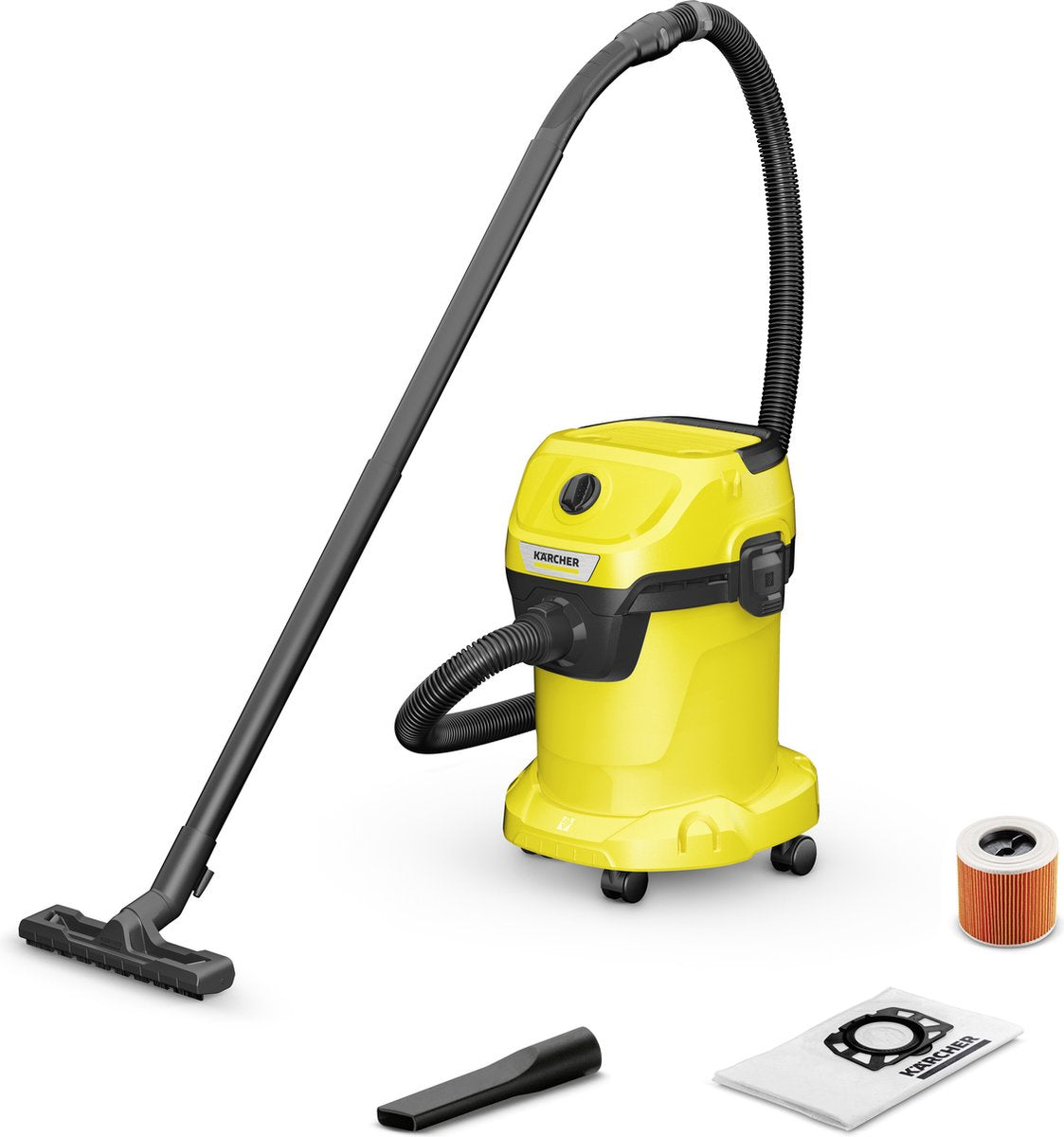 Aspirateur eau et poussière Kärcher wd 3 v-17 4 20 - 1000 w - 17 litres - filtre à cartouche