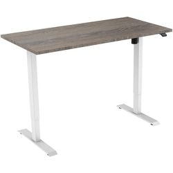 Bureau Euroseats blanc, logan b000wh120log 80 x 750-1235 x 120 mm