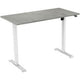 Bureau Euroseats blanc, oxyd b000wh120oxy 80 x 750-1235 x 120 mm