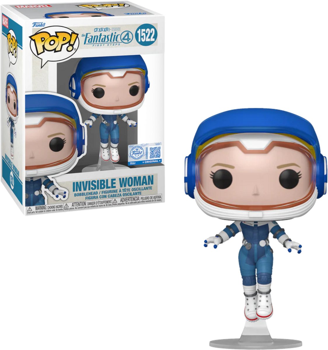Funko pop fantastique 4 : femme invisible - pop #1522