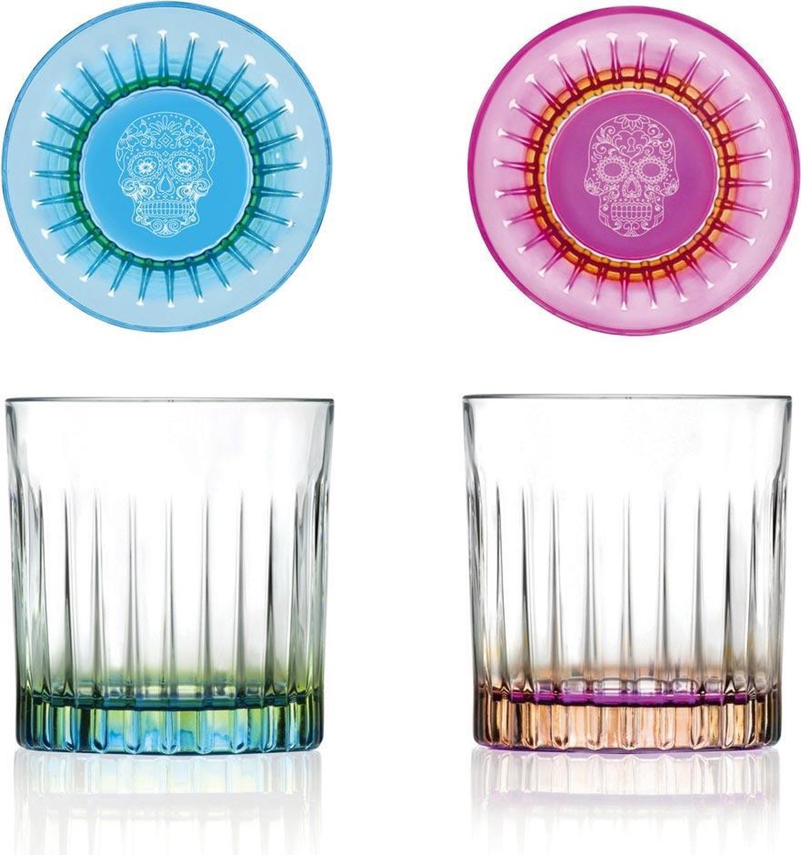 Rcr - gobelets pedro rosa - 360ml - 6 pièces