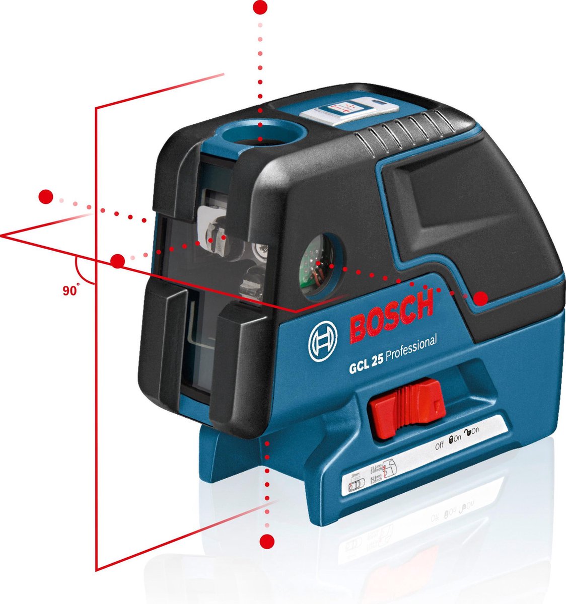 Laser à lignes de points Bosch gcl 25 (ip54)