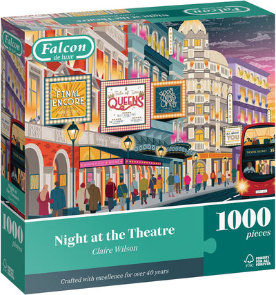 Puzzle Falcon nuit au théâtre puzzle 1000 pièces adultes.