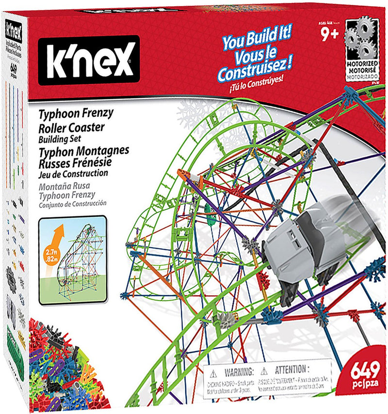 Montagnes russes frénétiques du typhon K'nex