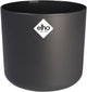Elho b.for soft round 18 - pot de fleur d'intérieur - 100% plastique recyclé - ø 18,3 x h 16,7 cm - anthracite