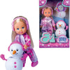 Mini-poupée Evi Love avec bonhomme de neige