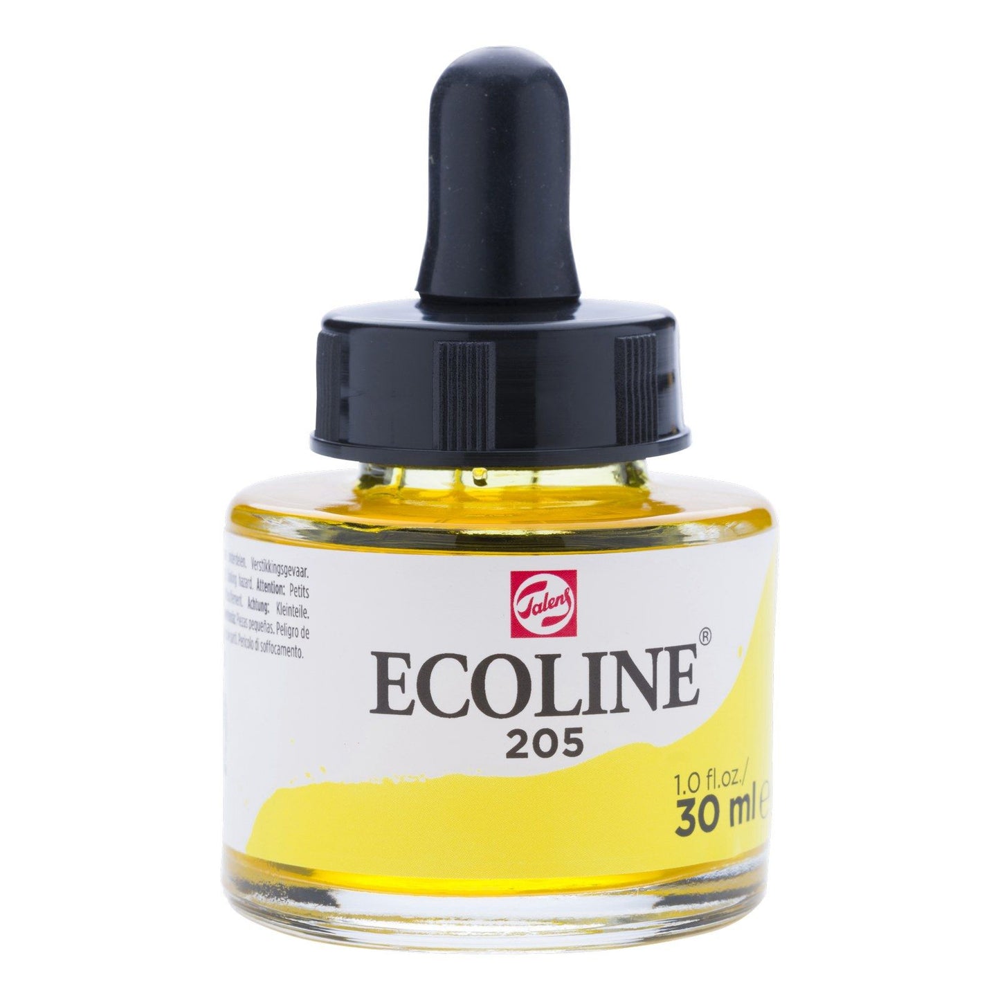 Ecoline • aquarelle liquide flacon 30ml jaune citron (primaire) 205