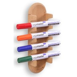Porte-marqueur pour tableau de verre legamaster 7-122125 bois magnétique marron clair