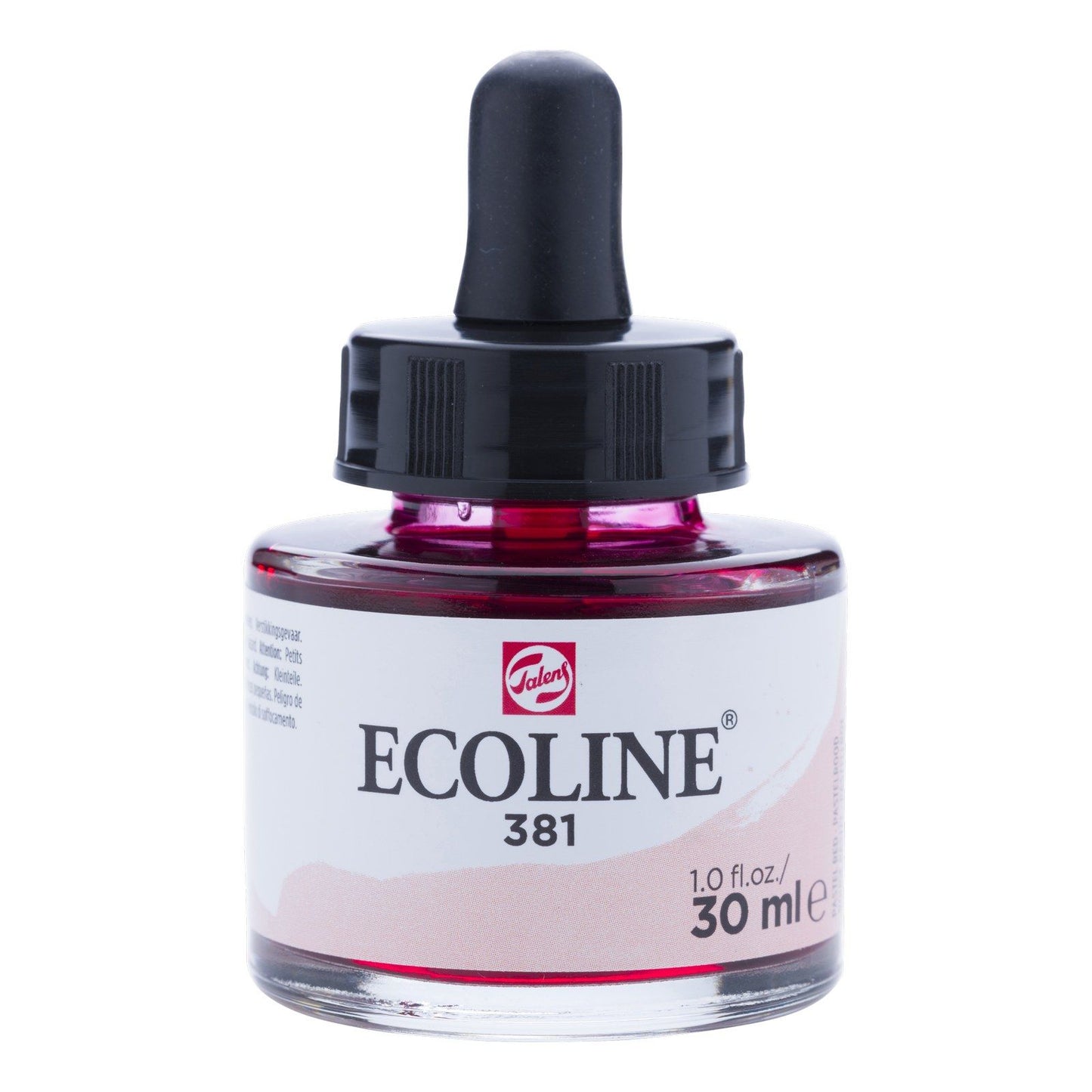 Ecoline • aquarelle liquide flacon 30ml rouge pastel 381