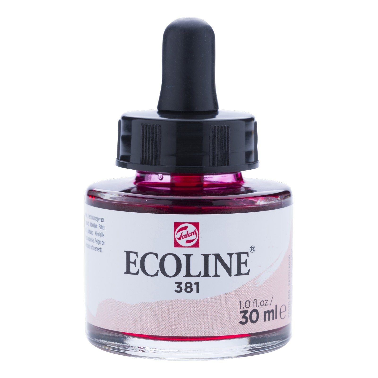 Ecoline • aquarelle liquide flacon 30ml rouge pastel 381
