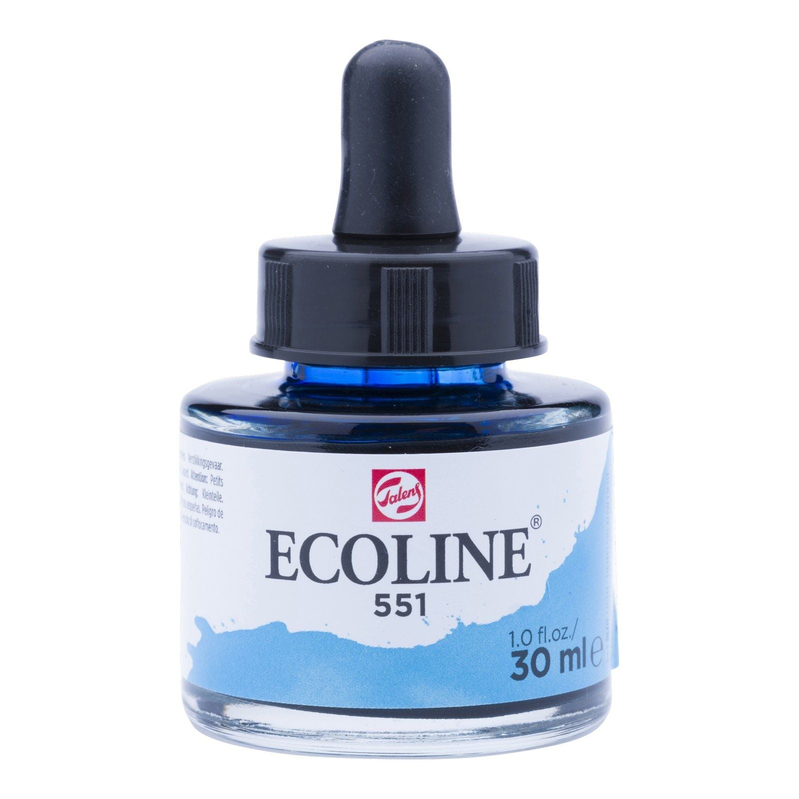 Ecoline • aquarelle liquide flacon 30ml bleu ciel clair 551