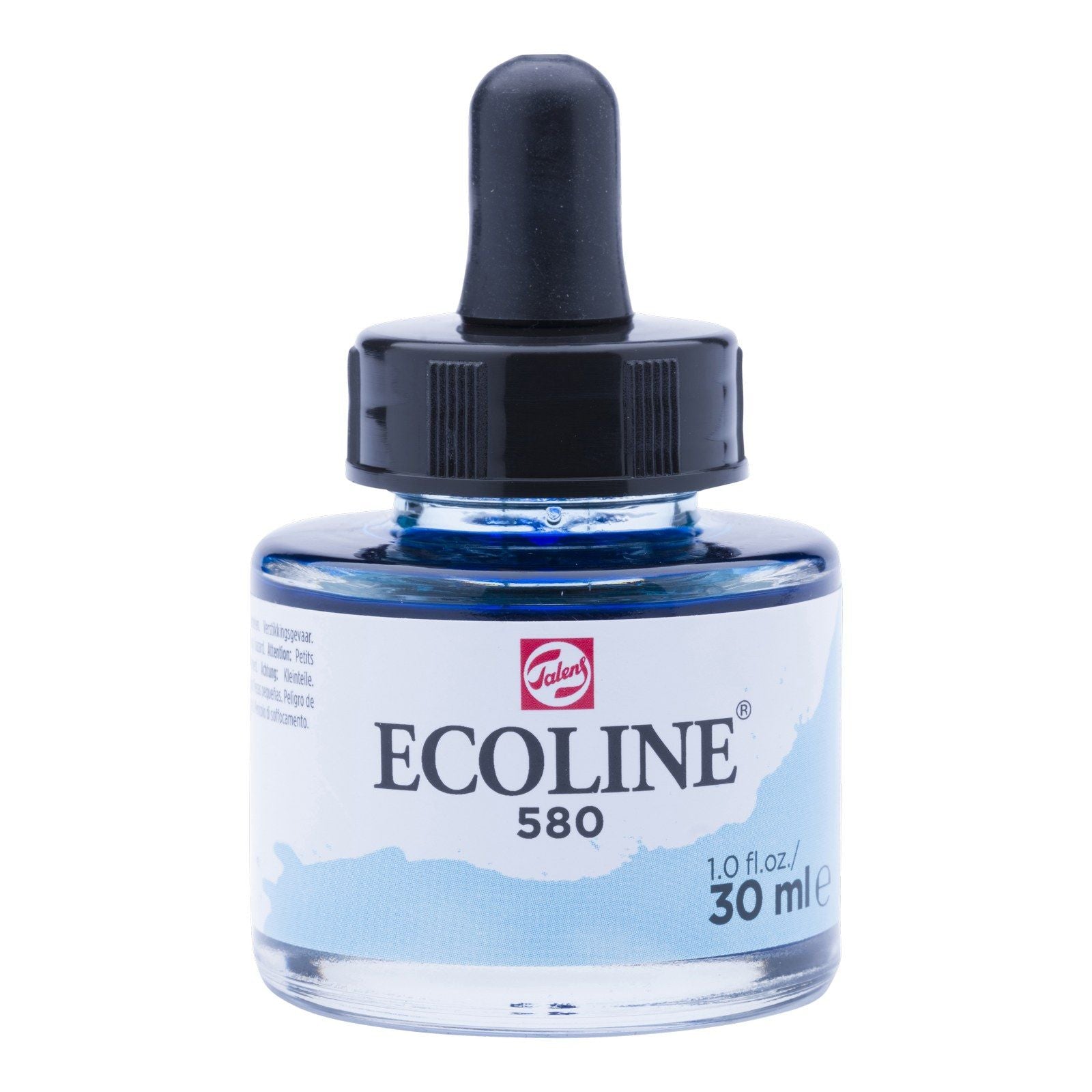 Ecoline • aquarelle liquide flacon 30ml bleu pastel 580