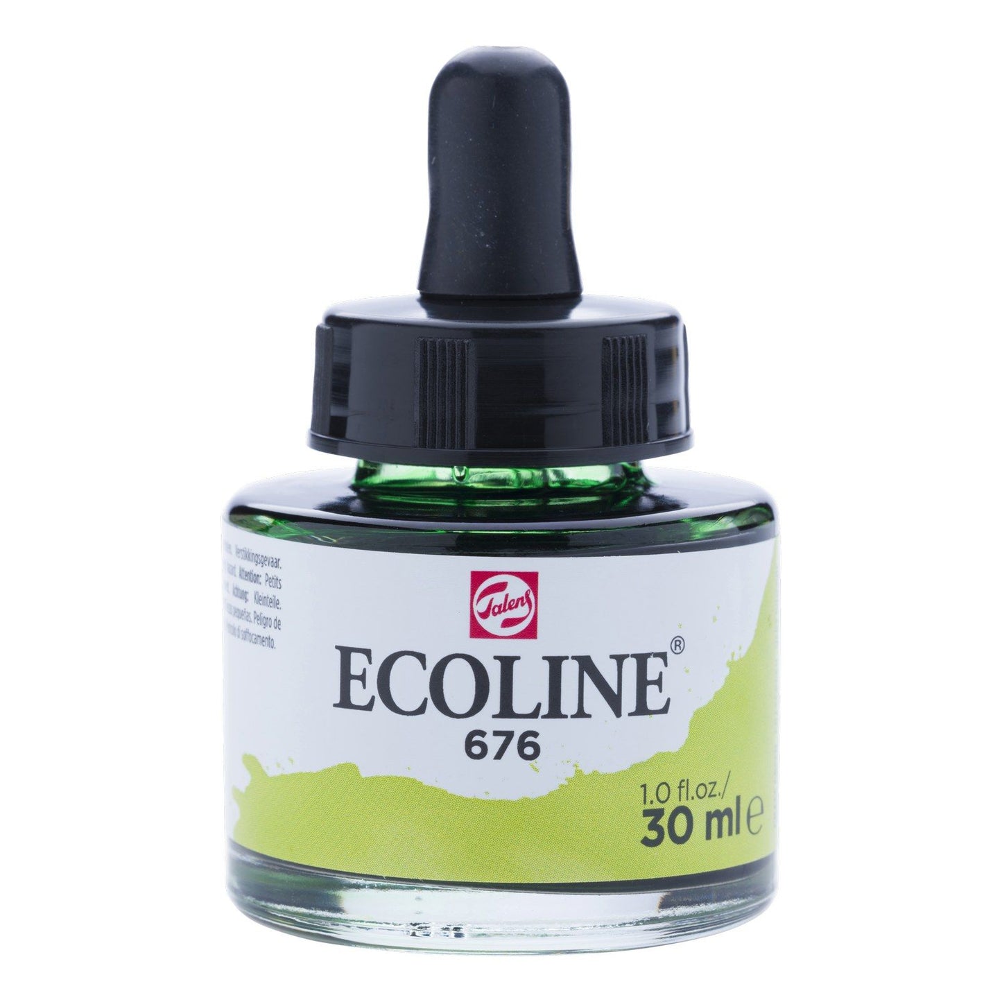 Ecoline • aquarelle liquide flacon 30ml vert herbe 676