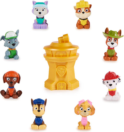 Spin master Paw Patrol 10e anniversaire - figurines de 5 cm dans un emballage surprise de tour de guet - les styles peuvent varier