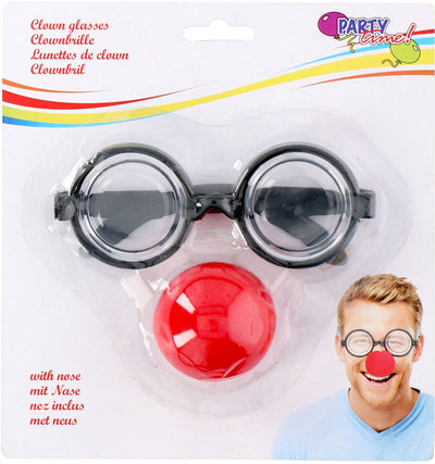 verres de clown et nez