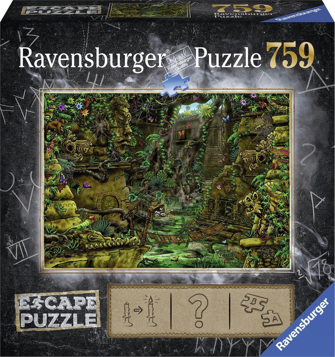 Ravensburger puzzle d'évasion 2 temple Ankor Vat - 759 pièces