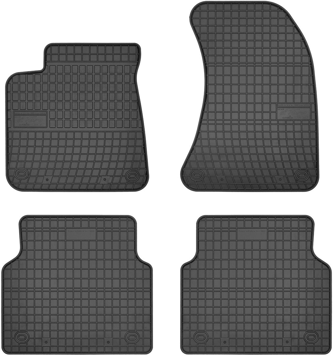 Tapis en caoutchouc Frogum Audi A8 (D4) 2010-2017 -