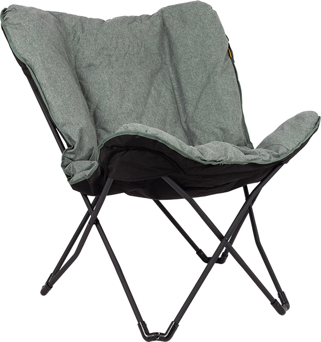 Bo-camp - industriel - chaise papillon - himrod - l - vert