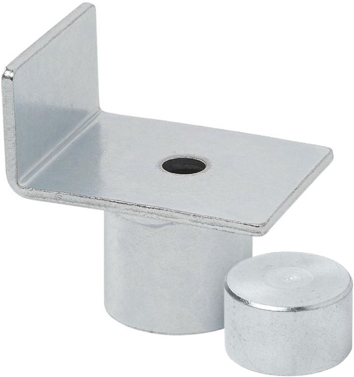 Adaptateur Proplus pour cric bouteille - bord relevé - ø 20-27 mm - argent - acier
