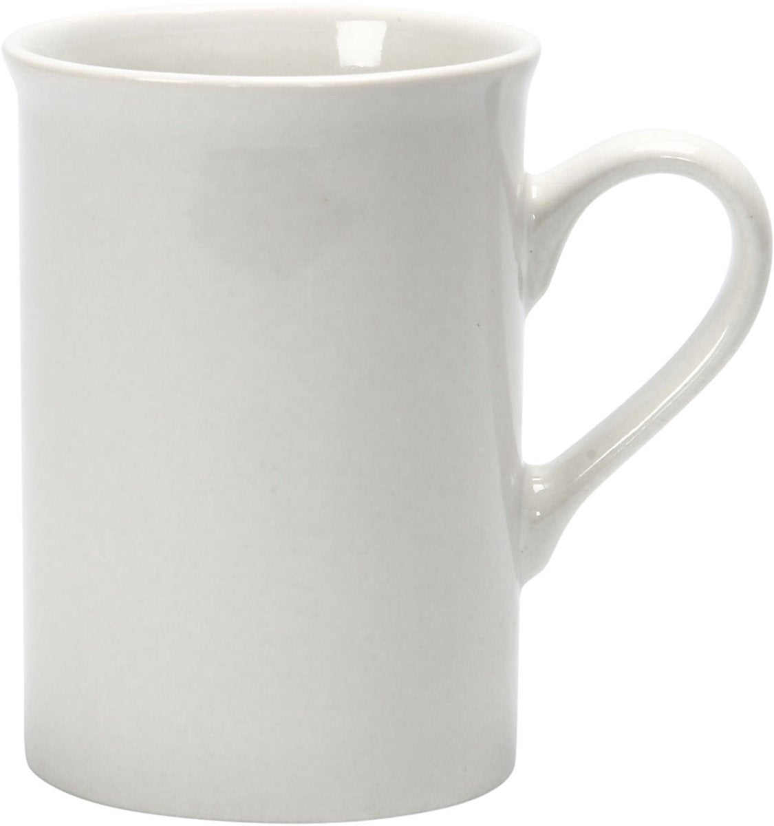 Tasses Creativ company, h : 10 cm, d 7,4 cm, 245 ml, blanc, 1 pièce