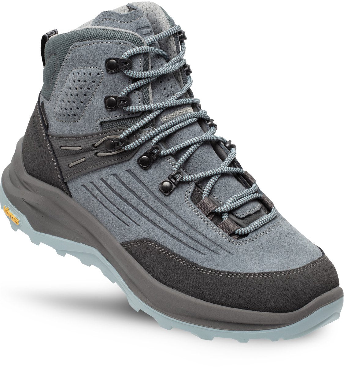 Chaussures de randonnée femme Grisport overland mid - bleu clair