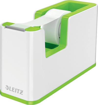 Support de ruban adhésif Leitz wow - comprenant 1 rouleau de ruban adhésif - vert blanc