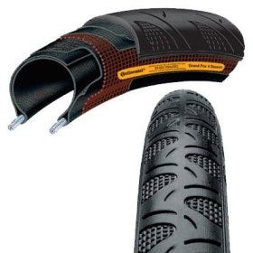 Pneu vélo route Continental Grand Prix 23-622 Noir