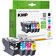 Cartouche d'encre kmp brother lc-3219valdr noir, cyan, magenta, jaune