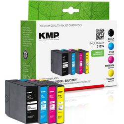 Cartouche d'encre kmp canon pgi-2500xl bk c m y multi noir, cyan, magenta, jaune