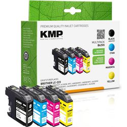 Cartouche d'encre kmp brother lc-223 noir, cyan, magenta, jaune