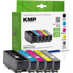 Cartouche d'encre kmp epson 33 noir, photo noir, cyan, magenta, jaune