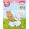HELSS DOLL SOCKS GLITTER 3 paires, 28-35 cm