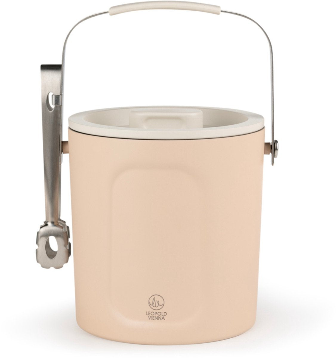 Léopold Vienne - seau à glace avec couvercle et pince corvina double paroi 1,5l