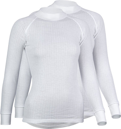 Avento chemise thermique manches longues femme - pack de 2 - blanc - taille 36