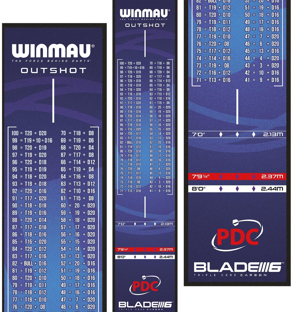 Tapis de fléchettes Winmau Xtreme Heavy