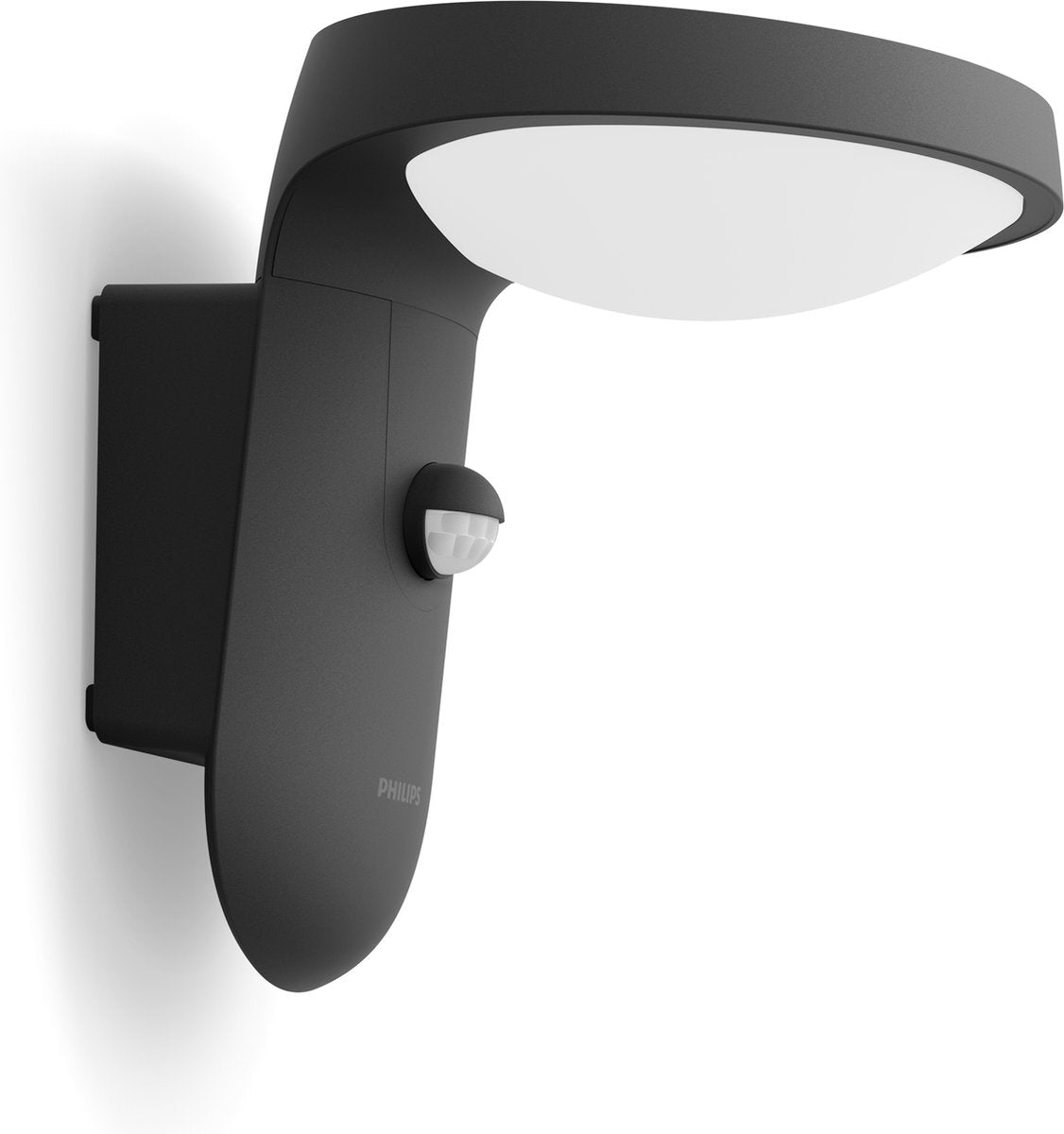 Philips LED Applique solaire d'extérieur Philips Tyla - anthracite - avec capteur - 1,2w