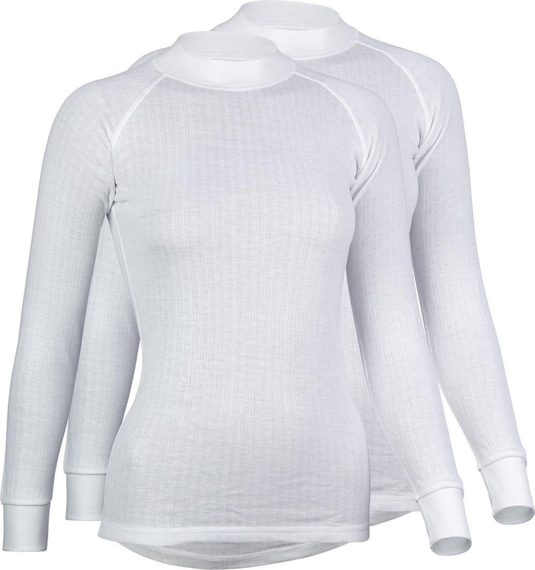 Avento chemise thermique manches longues femme - pack de 2 - blanc - taille 42