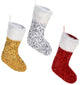 Chaussette de Noël avec paillettes