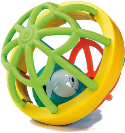 Petite boule sensorielle de poisson blanc. 0+