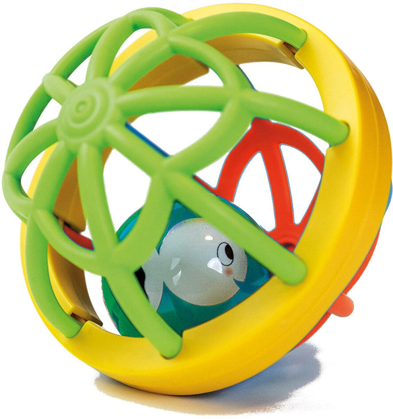 Petite boule sensorielle de poisson blanc. 0+