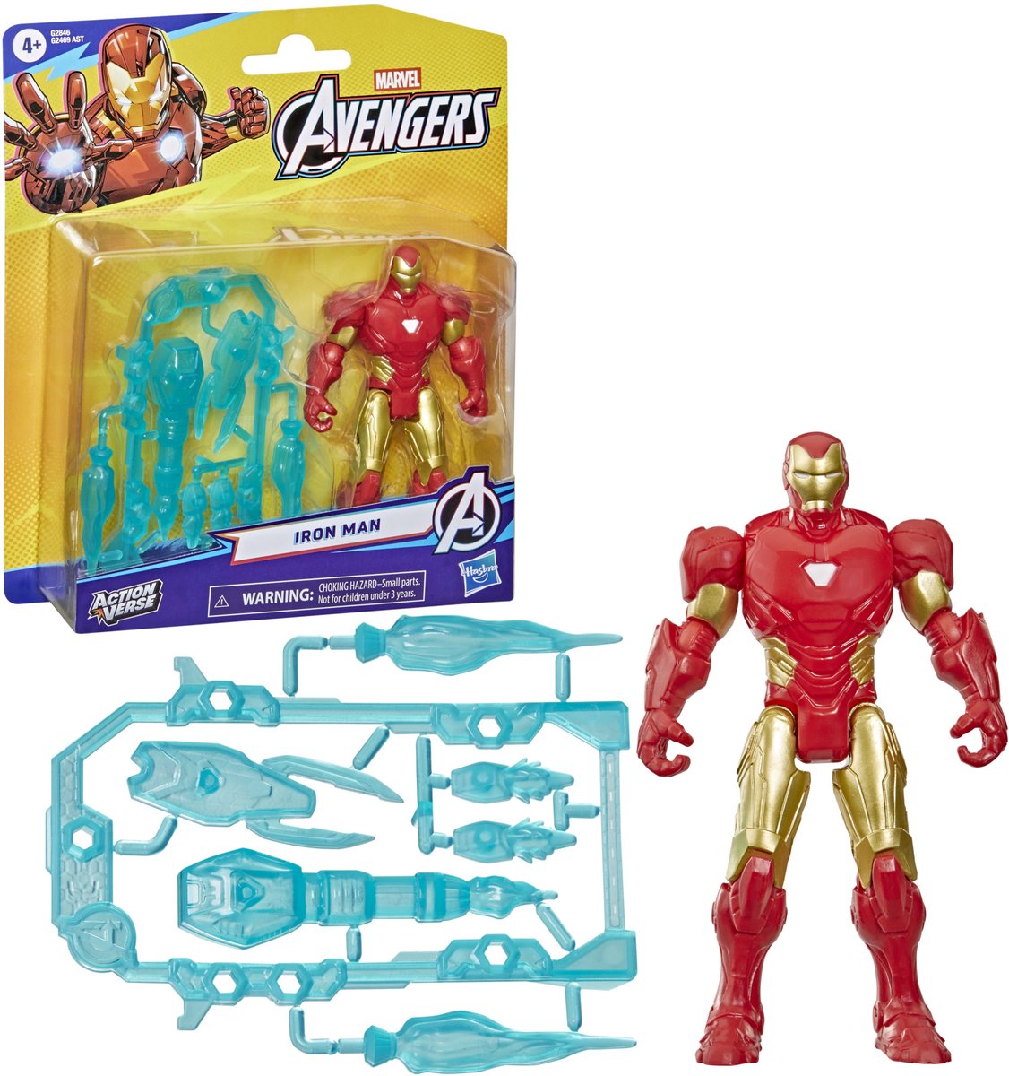 Marvel Avengers Actionverse Iron Man - figurine 11cm
